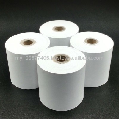 High Quality Extra White Woodfree Receipt Roll 76mm width