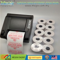 10 shrinks per wrap thermal paper roll 80*80mm 60rolls with Grade A quality black image